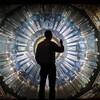 Close-Up of Scientist viewing LHC in Secrets of the Universe 3D