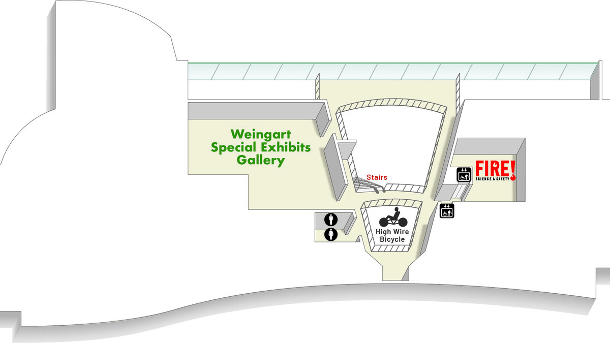 A map of the California Science Center third floor