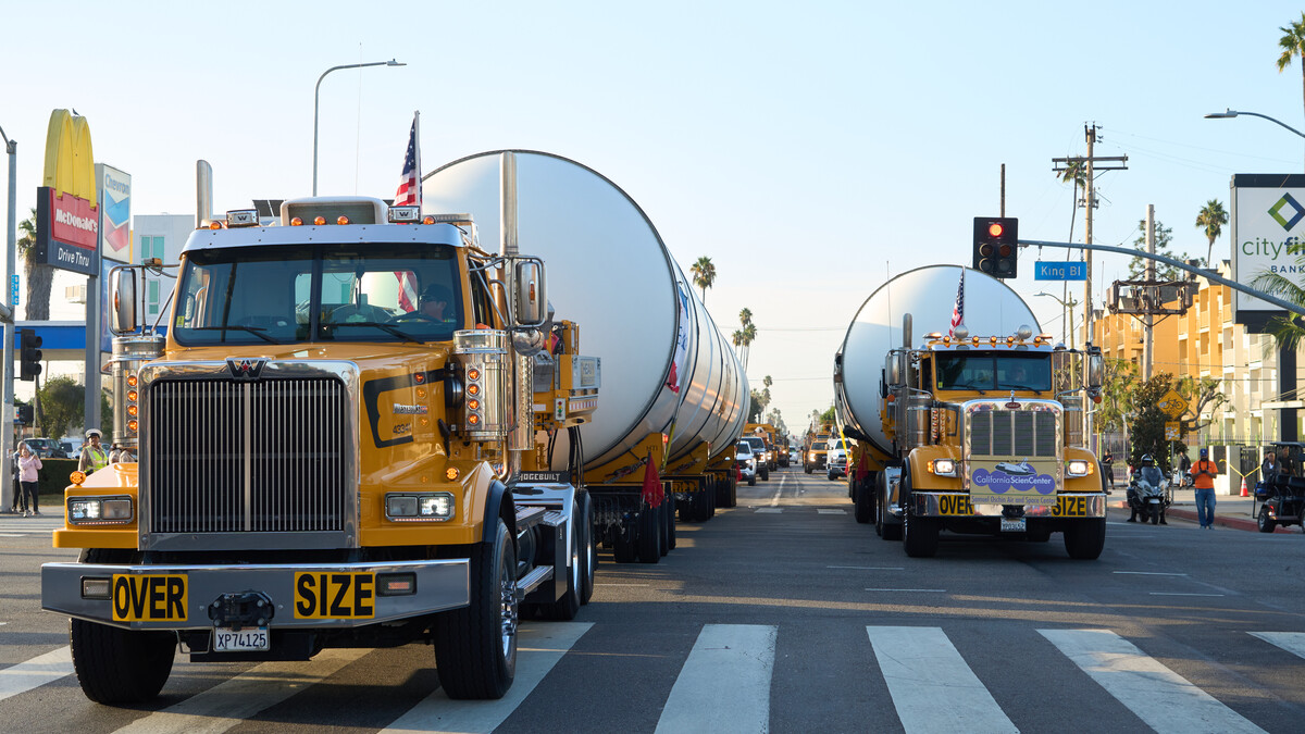 Solid rocket motors on trucks