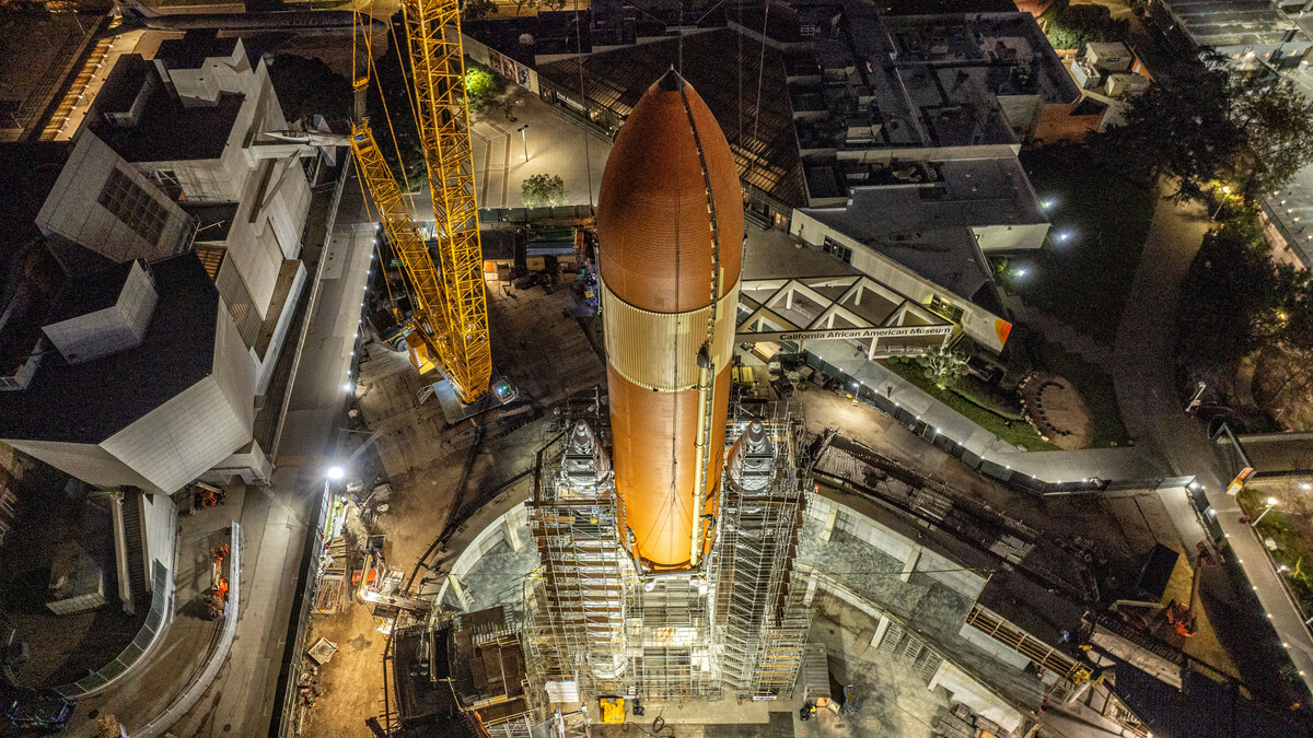 ET-94’s installation is the penultimate phase in the unprecedented Go for Stack process 