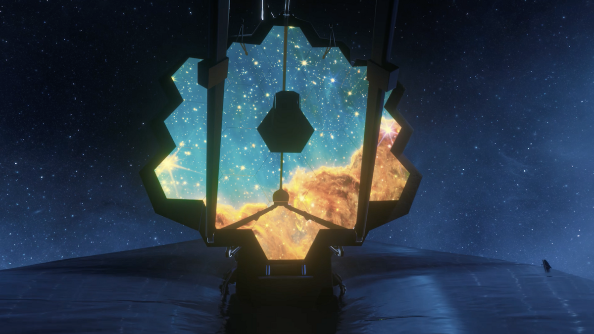 NASA's James Webb Space Telescope in space