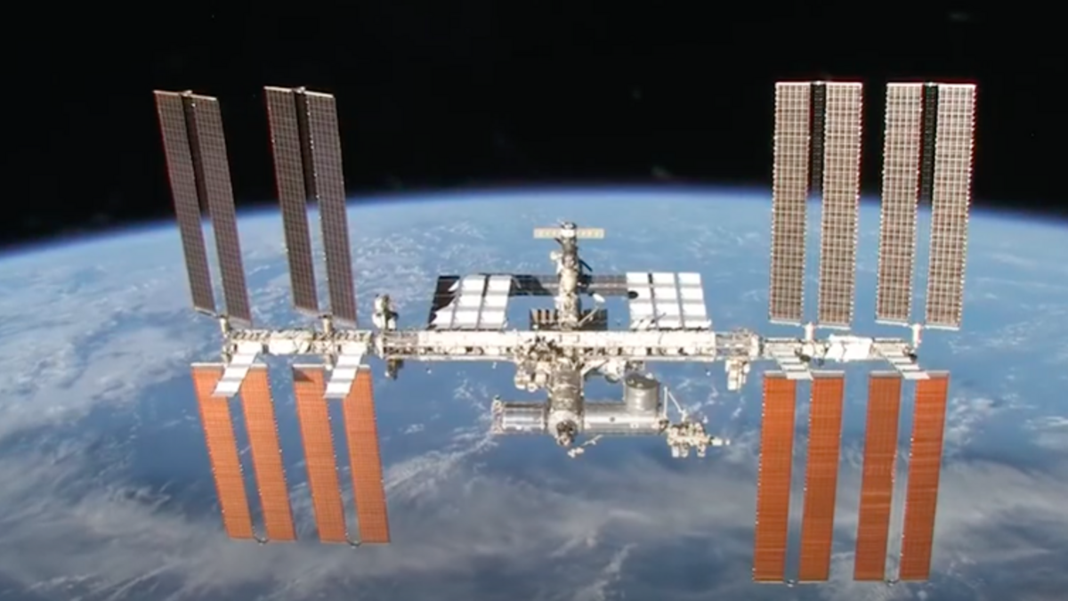 Satellite in space.