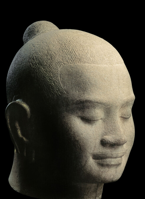 Statue of Jayavarman's Head from Angkor Empire